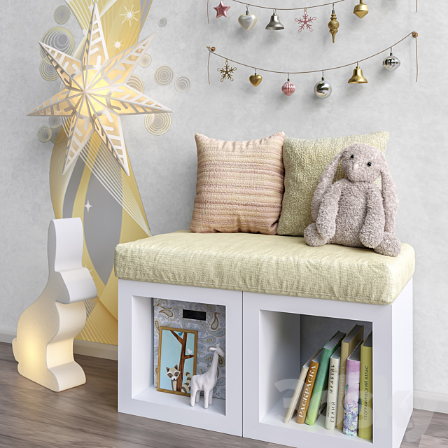 Toys and furniture set 40 3DS Max Model - thumbnail 2