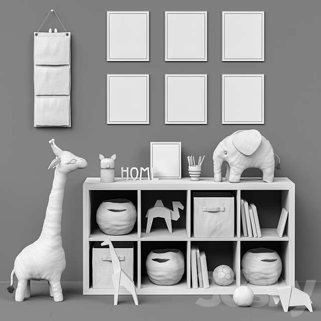 Toys and furniture SET 47 3DSMax File - thumbnail 3