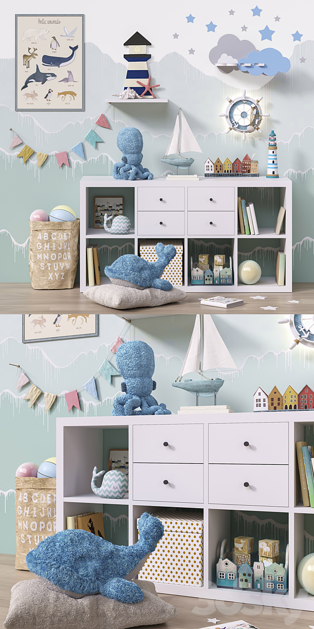 Toys and furniture set 48 3DSMax File - thumbnail 2