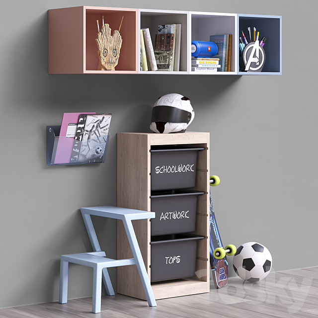 Toys and furniture set 49 3DSMax File - thumbnail 2