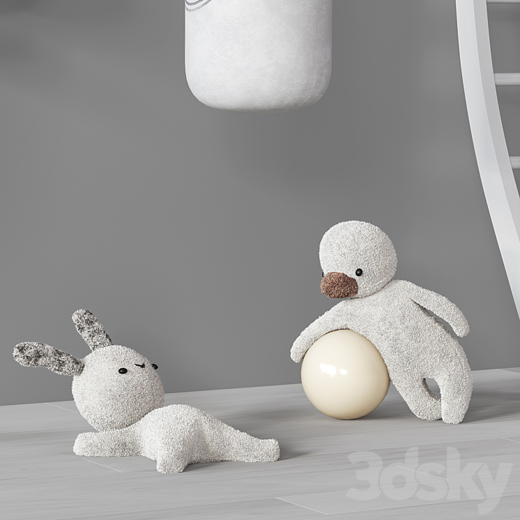 Toys and furniture set 78 3DS Max - thumbnail 2