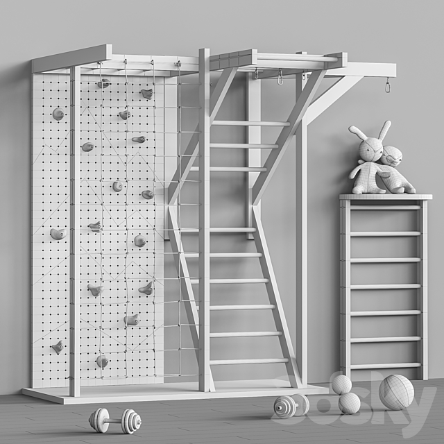 Toys and furniture set 83 3DSMax File - thumbnail 5