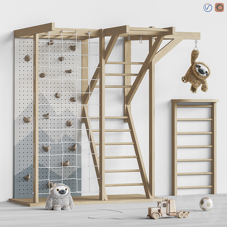 Toys and furniture set 84 3DS Max - thumbnail 1