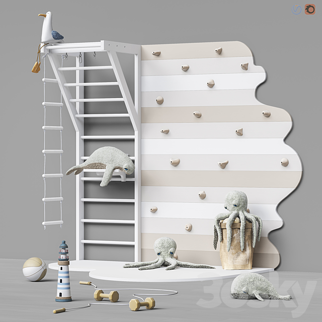 Toys and furniture set 89 3DSMax File - thumbnail 1