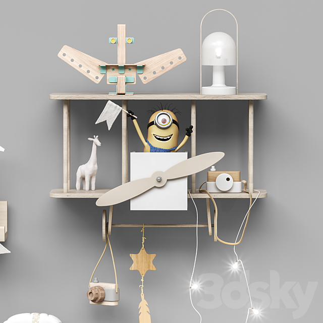 Toys and furniture set 96 3DSMax File - thumbnail 4