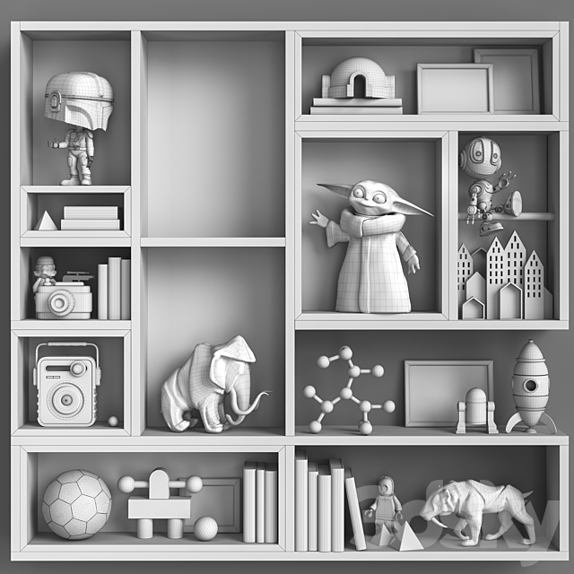 Toys . decor and furniture for nursery 121 3DSMax File - thumbnail 5