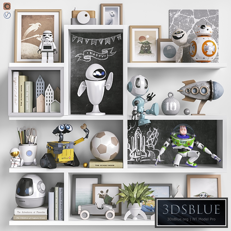 Toys decor and furniture for the nursery 119 3DS Max - thumbnail 3