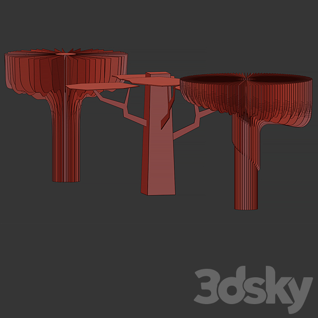 Trees for the play area 3DS Max Model - thumbnail 5