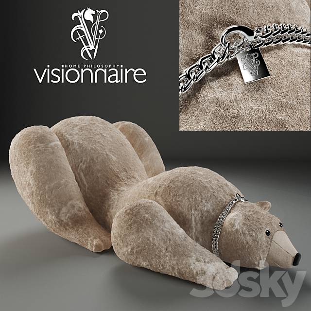 visionnaire Dubhe BEAR CHAISE-LONGUE 3DSMax File - thumbnail 1