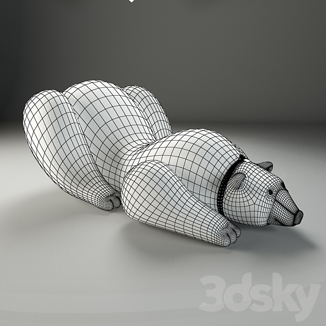 visionnaire Dubhe BEAR CHAISE-LONGUE 3DSMax File - thumbnail 2