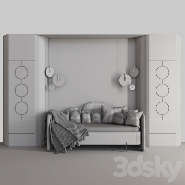 wardrobe 107 3DSMax File - thumbnail 4