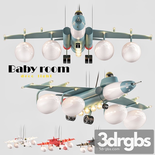 Baby Room Deco Light 3dsmax Download - thumbnail 1