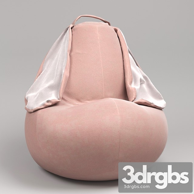 Chair Bag With Ears 3dsmax Download - thumbnail 1