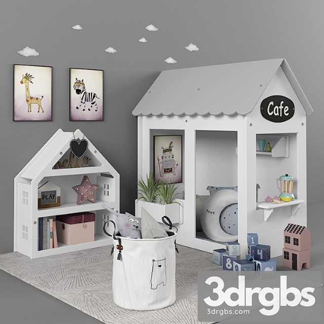 Children Furniture and Accessories 46 3dsmax Download - thumbnail 1