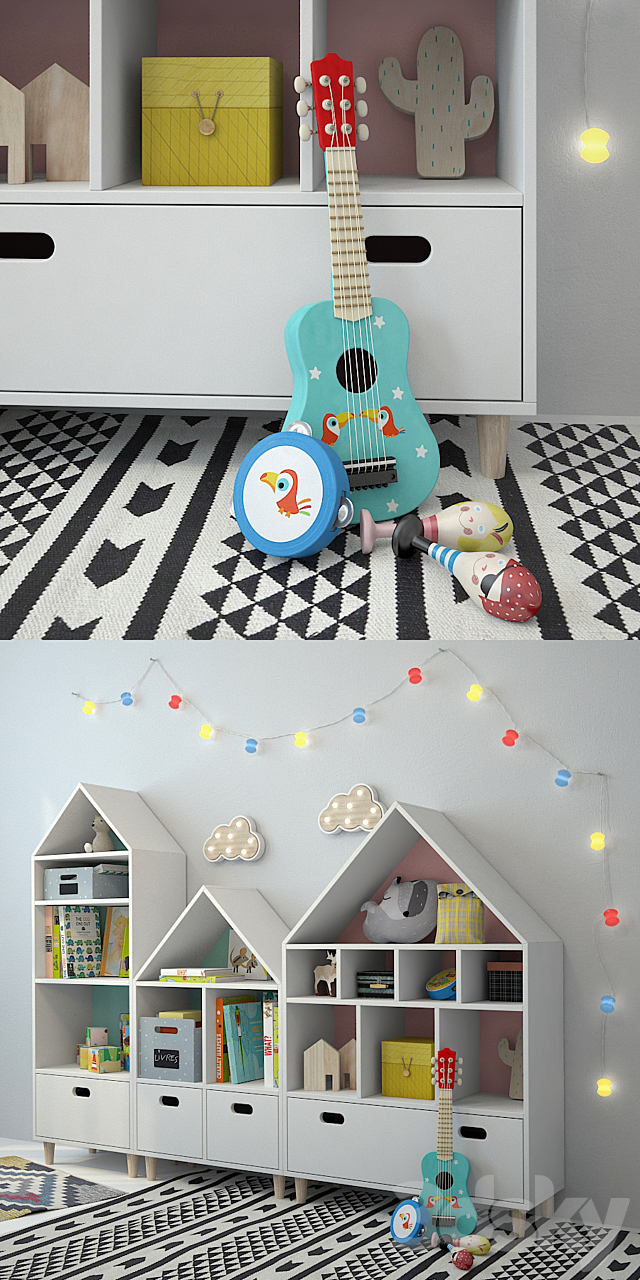 Children’s furniture and accessories 17 3ds Max - thumbnail 2