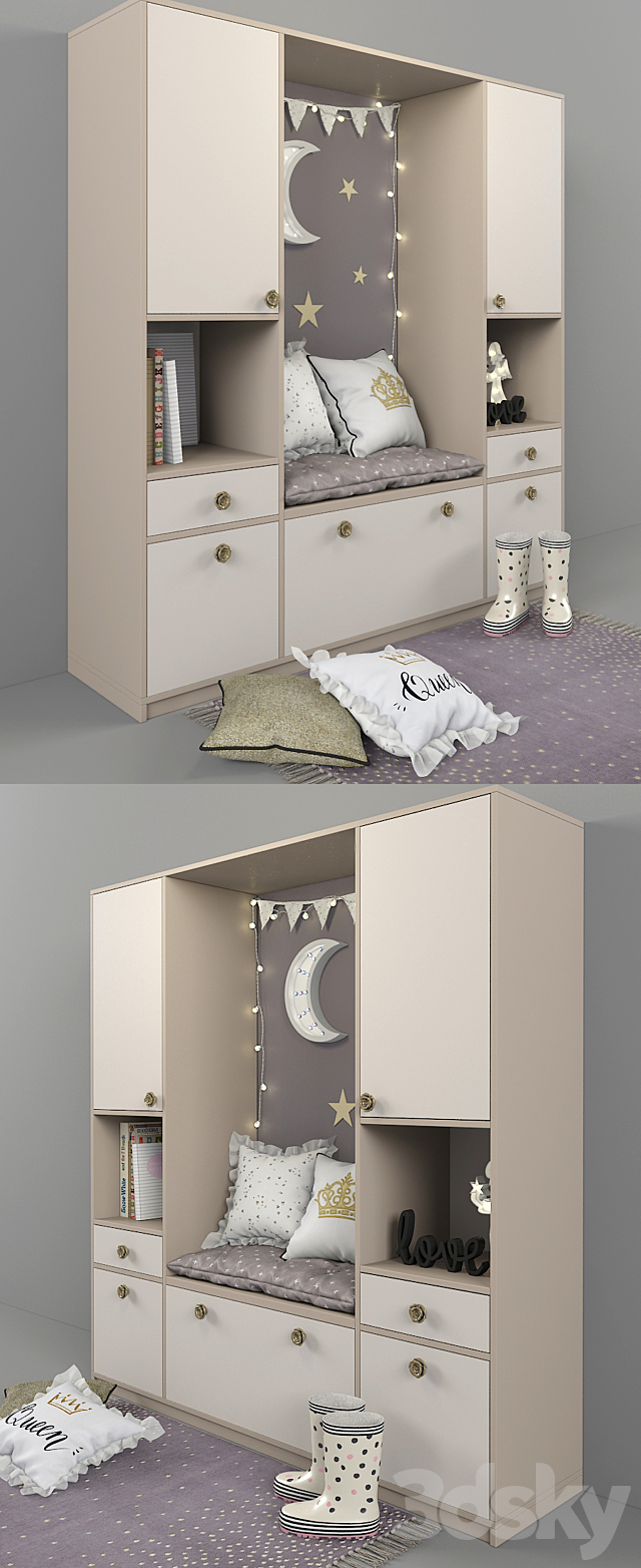 Children’s furniture and accessories 43 3ds Max - thumbnail 2