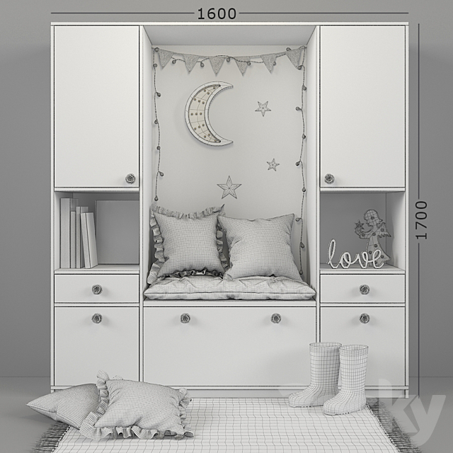 Children’s furniture and accessories 43 3ds Max - thumbnail 3