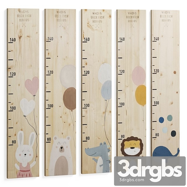 Childrens Measuring Bar 3dsmax Download - thumbnail 1