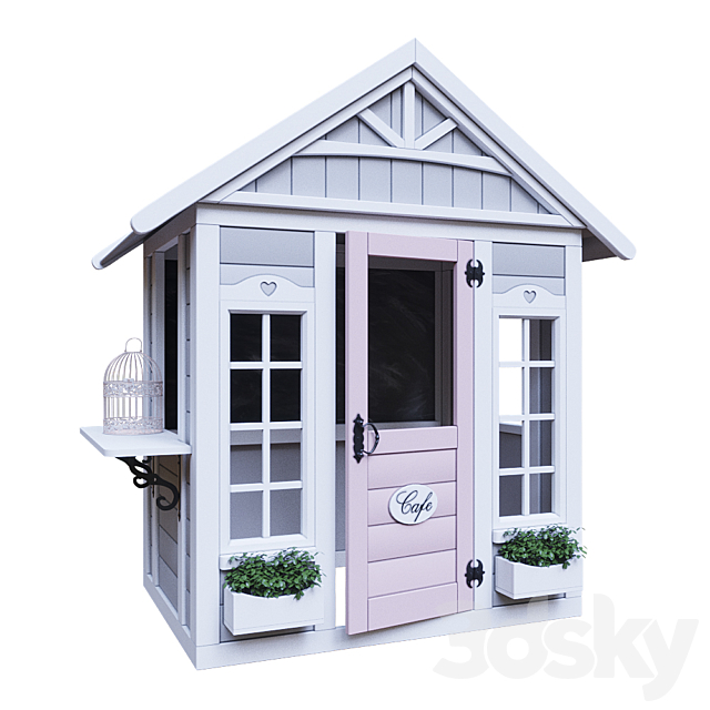 Children’s playhouse 3ds Max - thumbnail 1