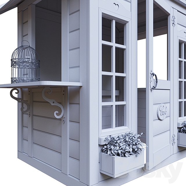 Children’s playhouse 3ds Max - thumbnail 2