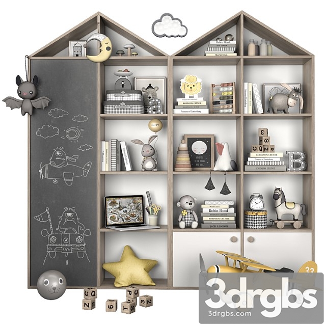 Childrens Room Decor 1 3dsmax Download - thumbnail 1