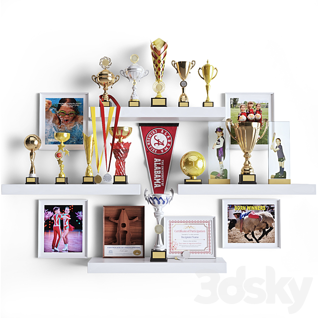 Children’s sports awards 3ds Max - thumbnail 1