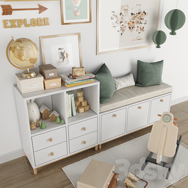 Childroom Decor-04 3ds Max - thumbnail 3