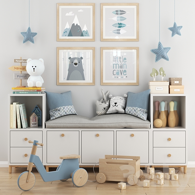 Childroom Decor-06 3ds Max - thumbnail 1