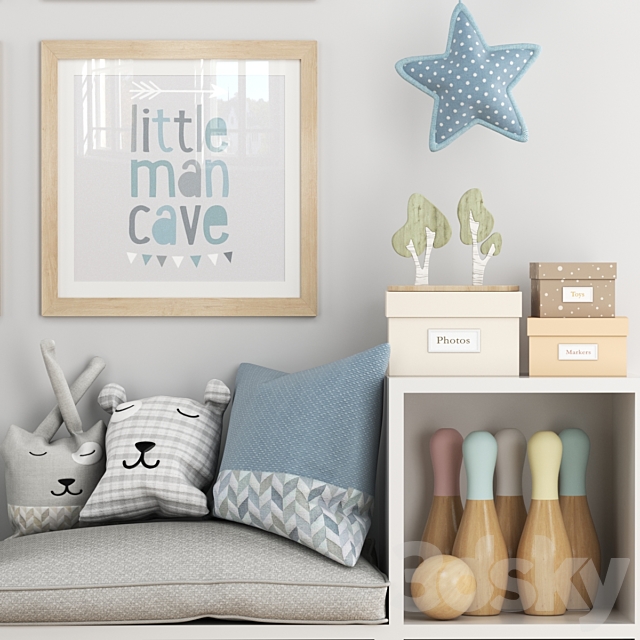 Childroom Decor-06 3ds Max - thumbnail 2