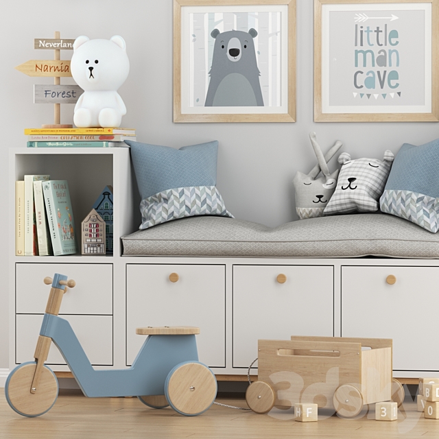 Childroom Decor-06 3ds Max - thumbnail 3