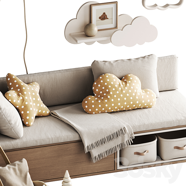 Decor for children room 3ds Max - thumbnail 2