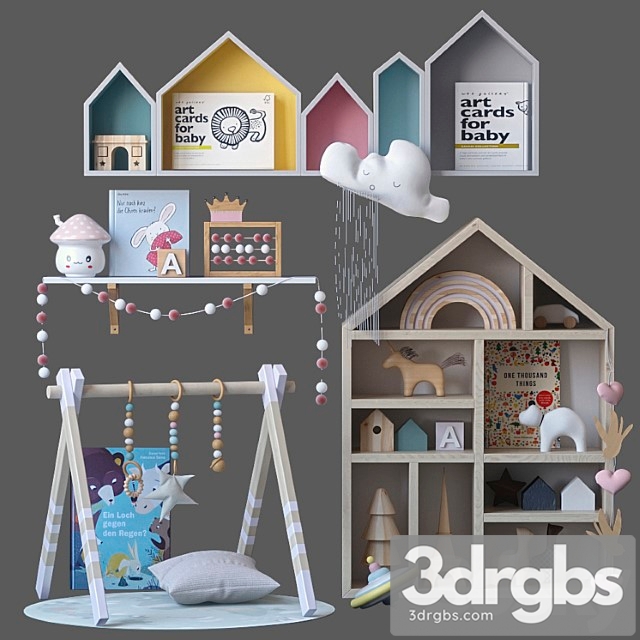 Decor For The Nursery 3dsmax Download - thumbnail 1