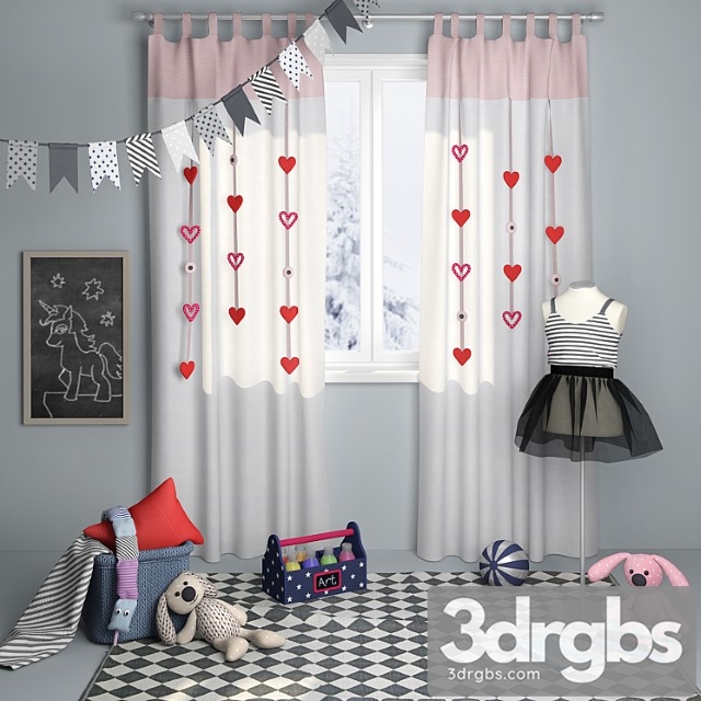 Decorative Set For Children 2 3dsmax Download - thumbnail 1