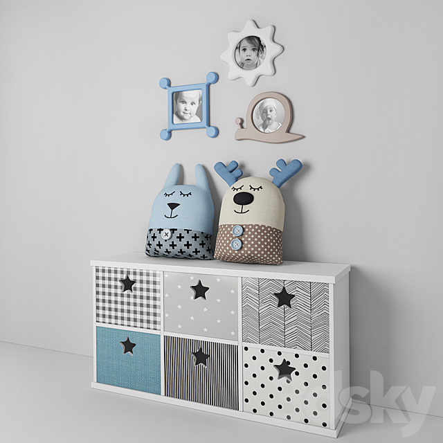 Decorative set for children 3ds Max - thumbnail 2