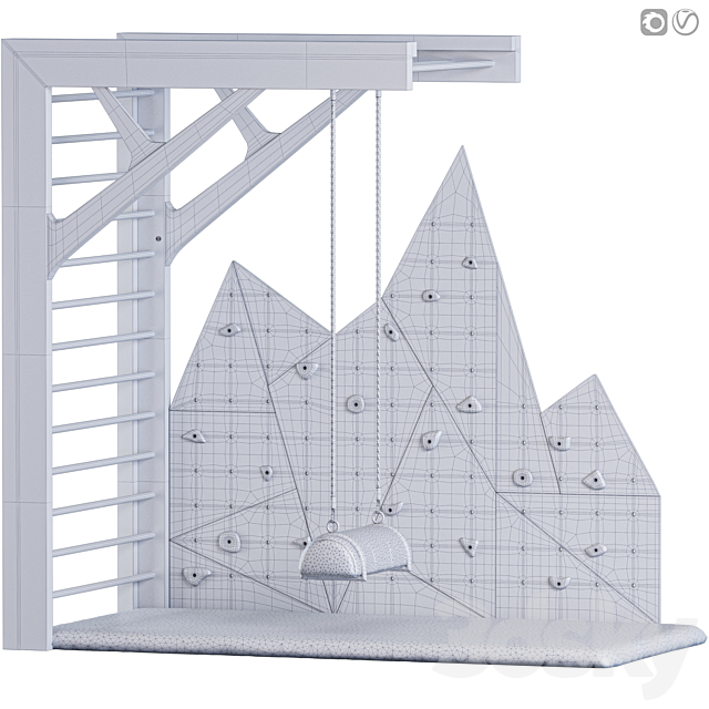 Furniture and toys 02 3ds Max - thumbnail 3