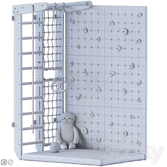 Furniture and toys 05 3ds Max - thumbnail 3