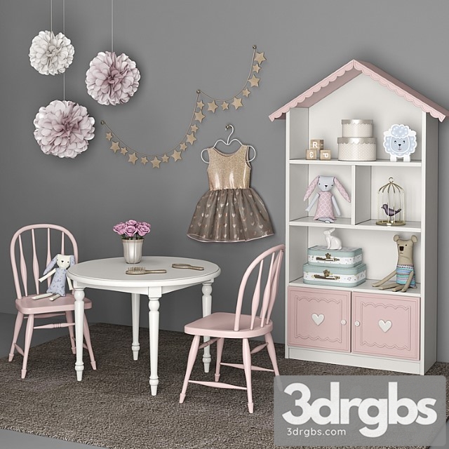 Furniture For Children 3 3dsmax Download - thumbnail 1