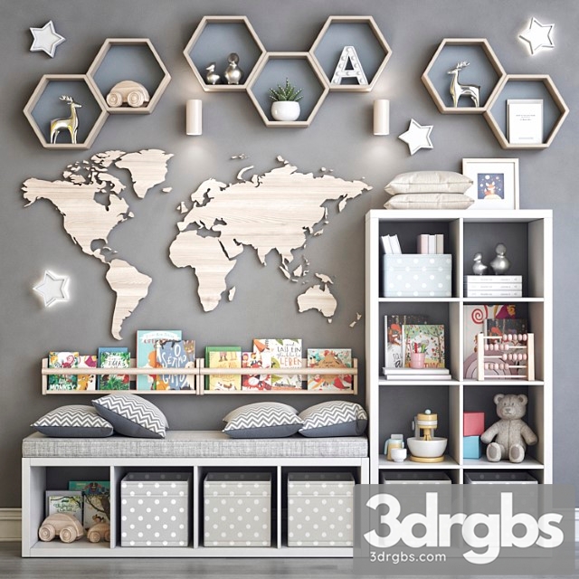 Ikea Childrens Furniture and Toys 2 3dsmax Download - thumbnail 1