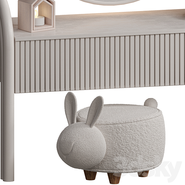 Kids Furniture 03 3ds Max - thumbnail 2