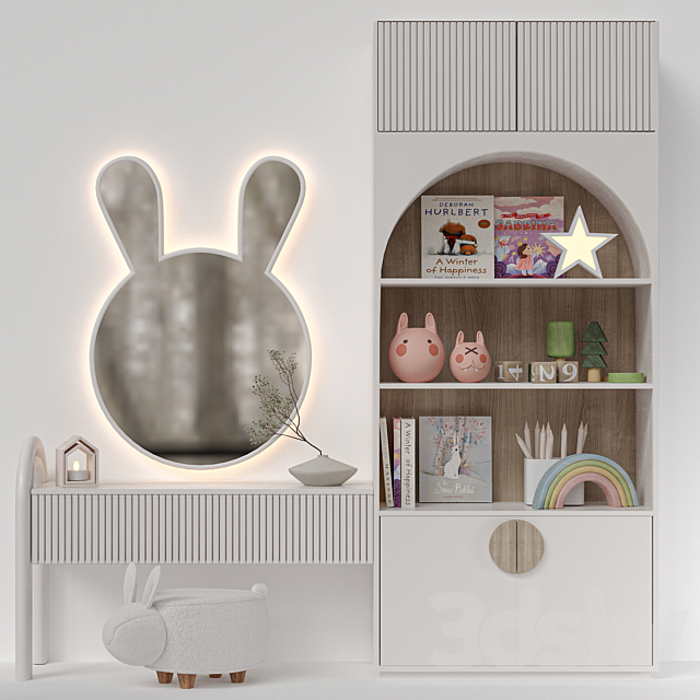 Kids Furniture 03 3ds Max - thumbnail 3