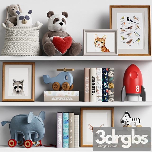 Kids Room Decor 12 3dsmax Download - thumbnail 1