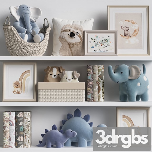 Kids Room Decor 86 3dsmax Download - thumbnail 1