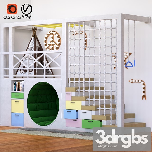 Kidsroom 30 3dsmax Download - thumbnail 1