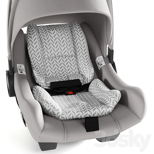 PIPA NUNA Car Seat 3ds Max - thumbnail 3