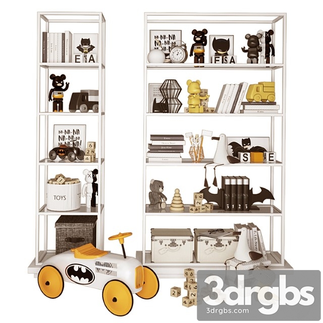 Racks With Toys 3 3dsmax Download - thumbnail 1