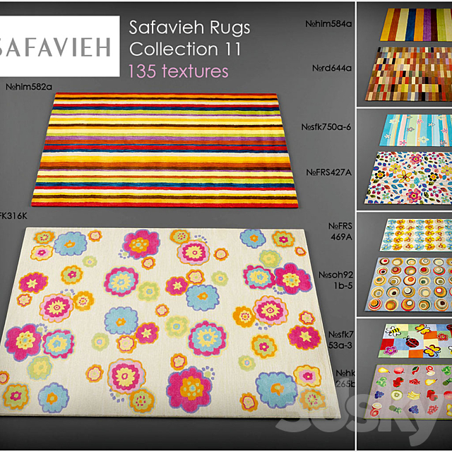 Safavieh rugs11 3ds Max - thumbnail 1