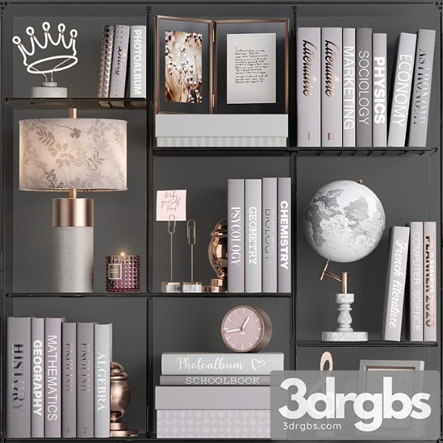 School Decor Set 3dsmax Download - thumbnail 1