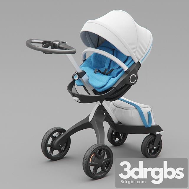 Stokke Xplory Stroller 3dsmax Download - thumbnail 1