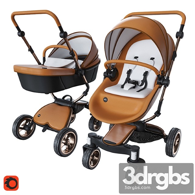 Stroller Mima Xari Camel 3dsmax Download - thumbnail 1