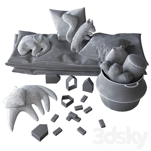 Toys And Furniture Set – 01 3ds Max - thumbnail 3